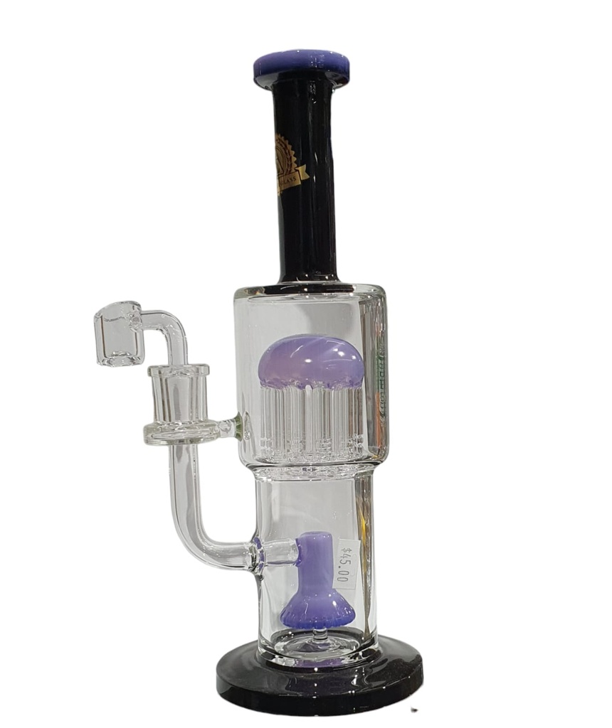 [Temp-SHP-000000071] 6B Glass 12 pillar water pipe 10'