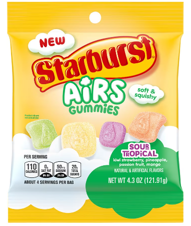 [Temp-SHP-000005151] Starburst Airs Gummies (Green)