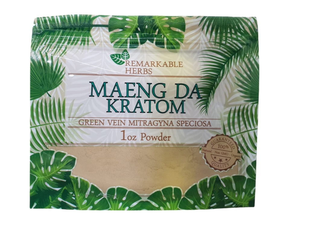 [Temp-SHP-000004565] Remarkable Herbs Kratom Powder (Peach Mango, 1oz)