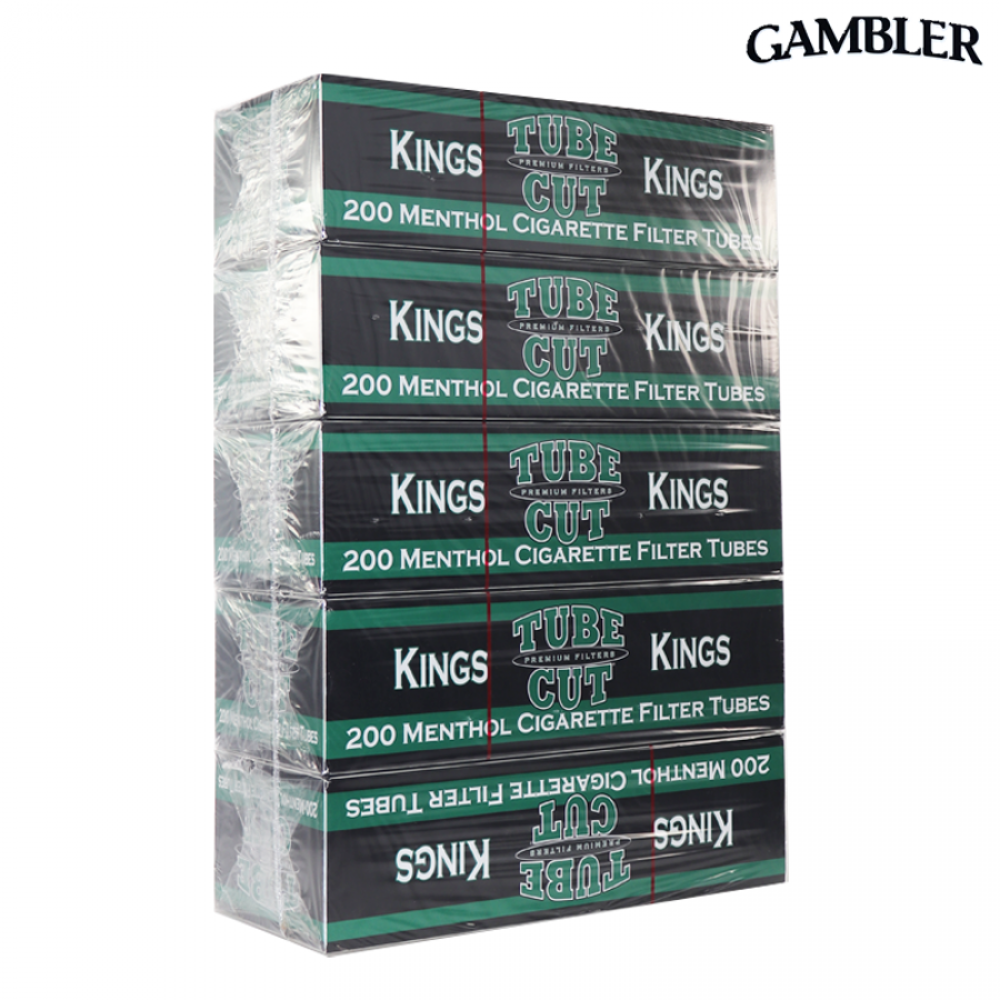 [Temp-SHP-000001868] Gambler Tube Cut tubes 5pk (Gold, King)