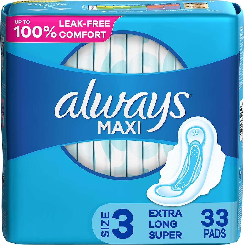 [Temp-SHP-000000380] Always Maxi pads -33pk