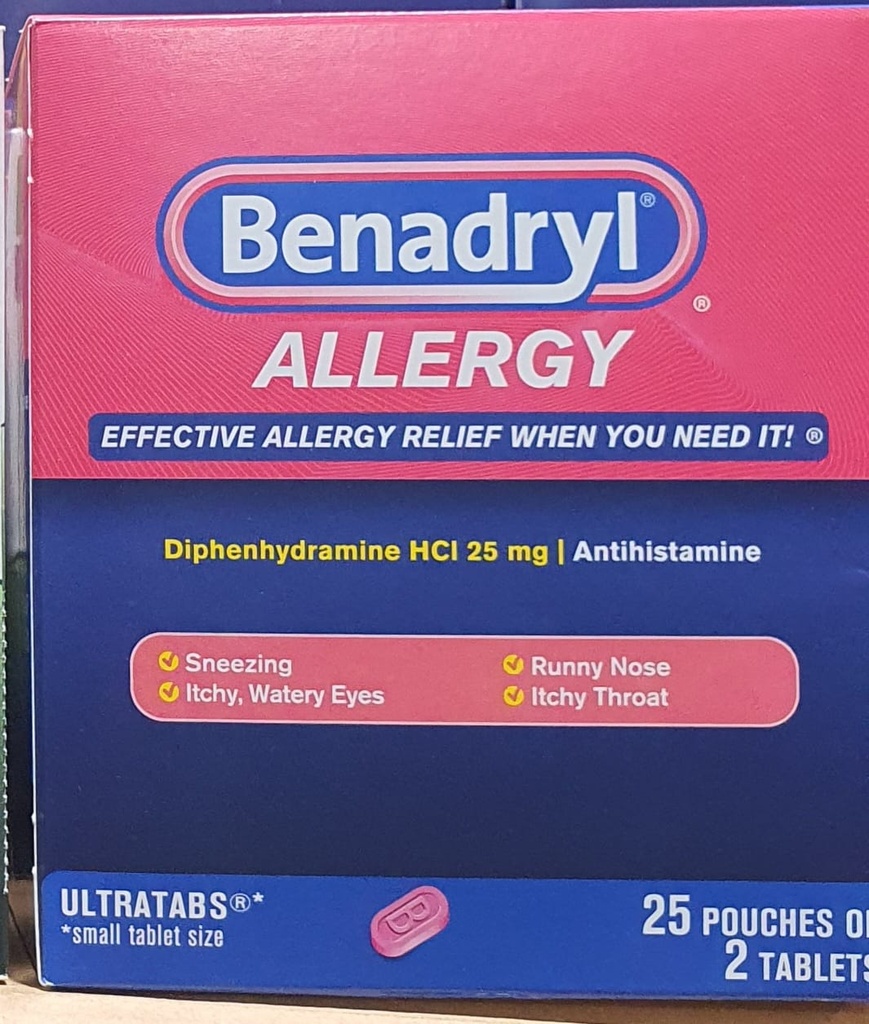 [Temp-SHP-000000645] Benadryl Allergy -25pk