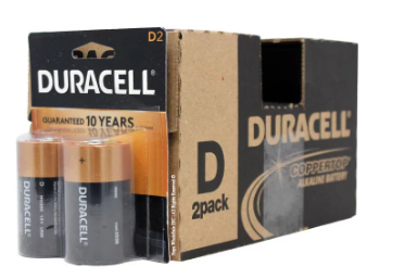 [Temp-SHP-000001567] Duracell -D 2pk 6Cards