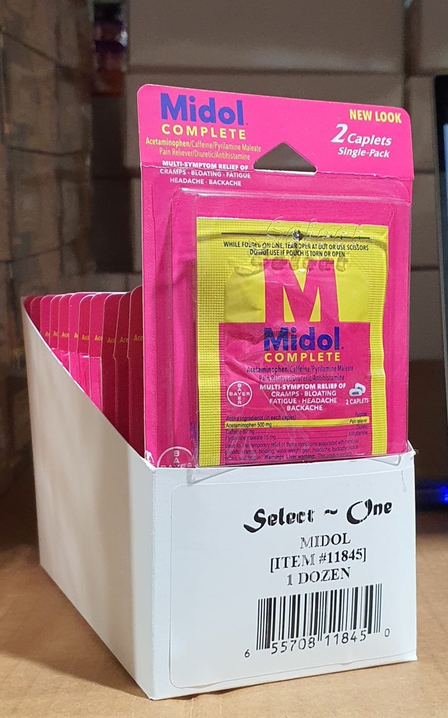 [Temp-SHP-000003494] Midol -1 Dozen