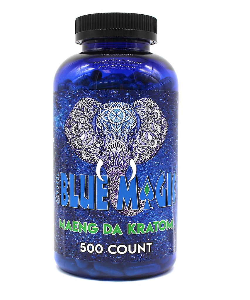 [Temp-SHP-000000771] Blue Magic Kratom Capsules (Maeng Da Kratom, 500)