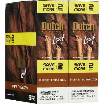 [Temp-SHP-000001575] Dutch Leaf 2PK (Pure Tobacco)