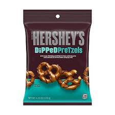 [Temp-SHP-000002238] Hershey's Dipped Pretzels 4.25OZ (Chocolate)