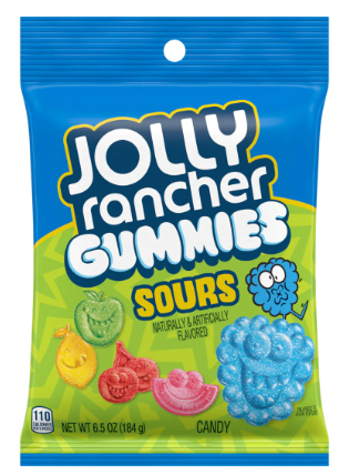 [Temp-SHP-000002642] Jolly Rancher Gummies (Sours)