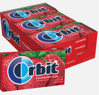 [Temp-SHP-000003980] Orbit Gums 12ct (Strawberry)