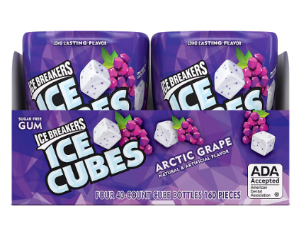 [Temp-SHP-000002571] Ice Breakers Cubes gums 4ct (Grape)