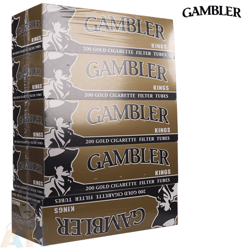 [Temp-SHP-000001873] Gambler Tubes 5PK (Gold, King Size)