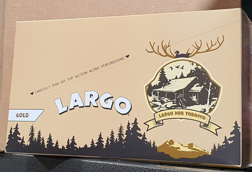 [Temp-SHP-000002950] Largo Pipe Tobacco 12pk (Gold)