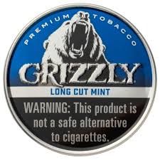 [Temp-SHP-000002103] Grizzly Tin 5pk (Mint, Long Cut)