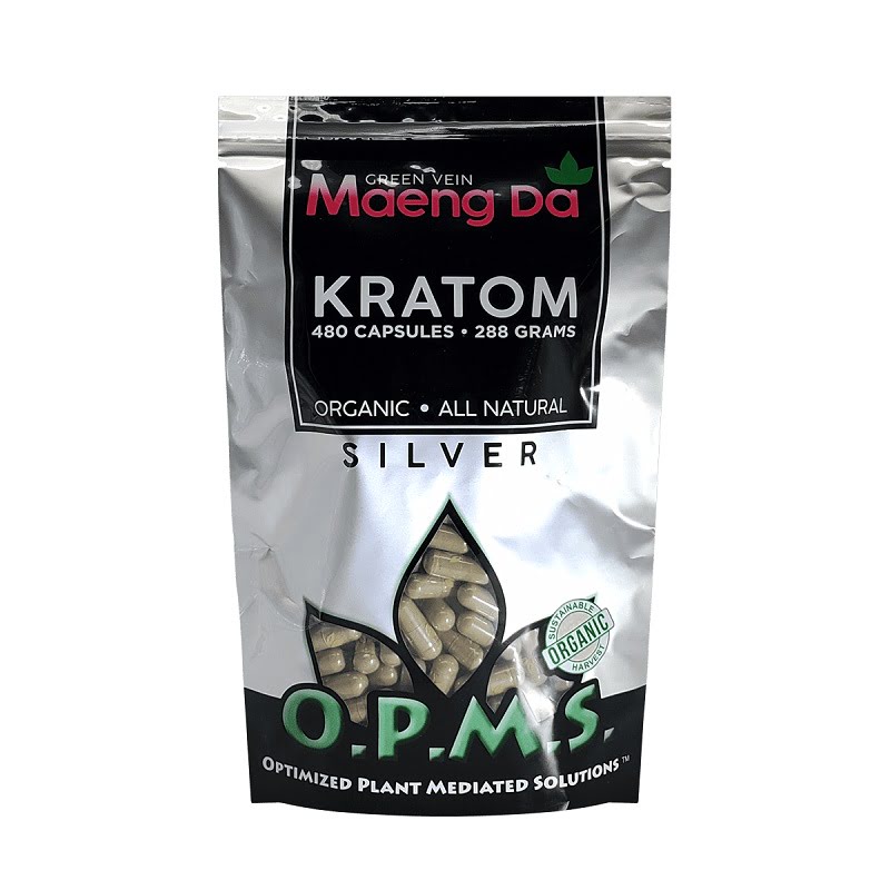 [Temp-SHP-000003941] OPMS Kratom Capsules (Maeng Da Green Vein, 480CT)