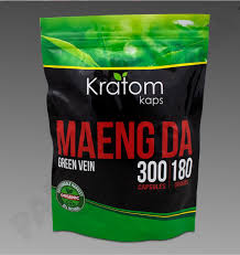 [Temp-SHP-000002894] Kratom Kap Capsules bag (Maeng Da Green Vein, 300ct)