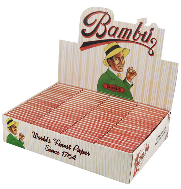 [Temp-SHP-000000588] Bambu Rolling Papers (Classic, Regular, 100ct)