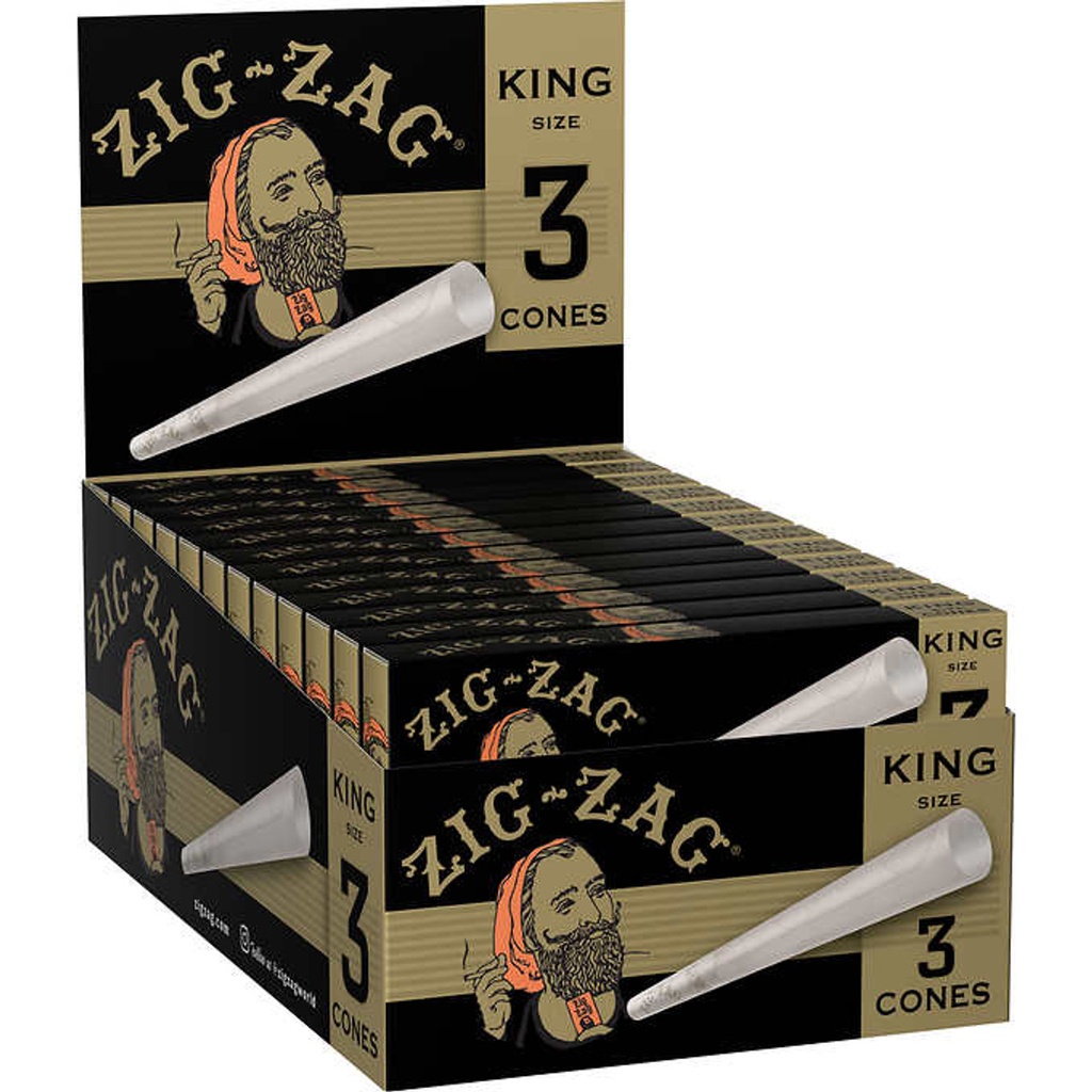 [Temp-SHP-000006129] Zig - Zag Cones (Ultra Thin, King 3PK)