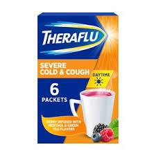 [Temp-SHP-000005457] Theraflu 6 packets -3ct (Honey Lemon)