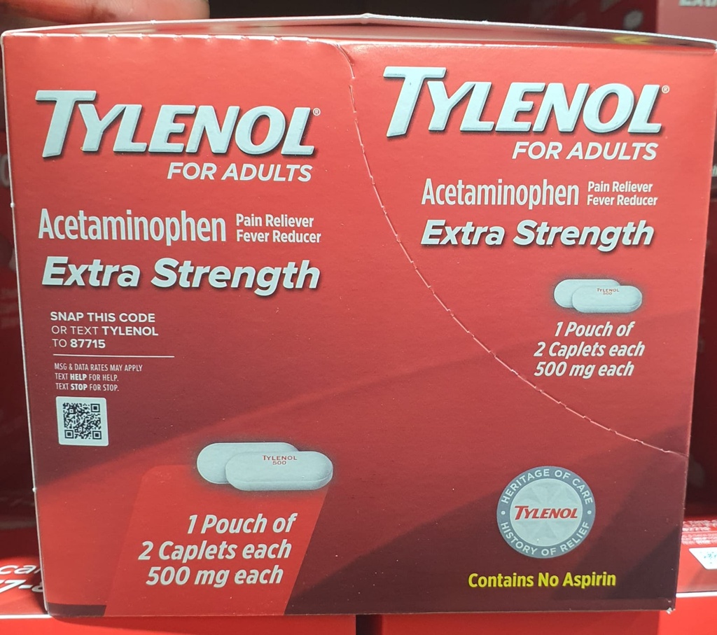 [Temp-SHP-000005725] Tylenol Extra -1 Pouch of 2 cap each