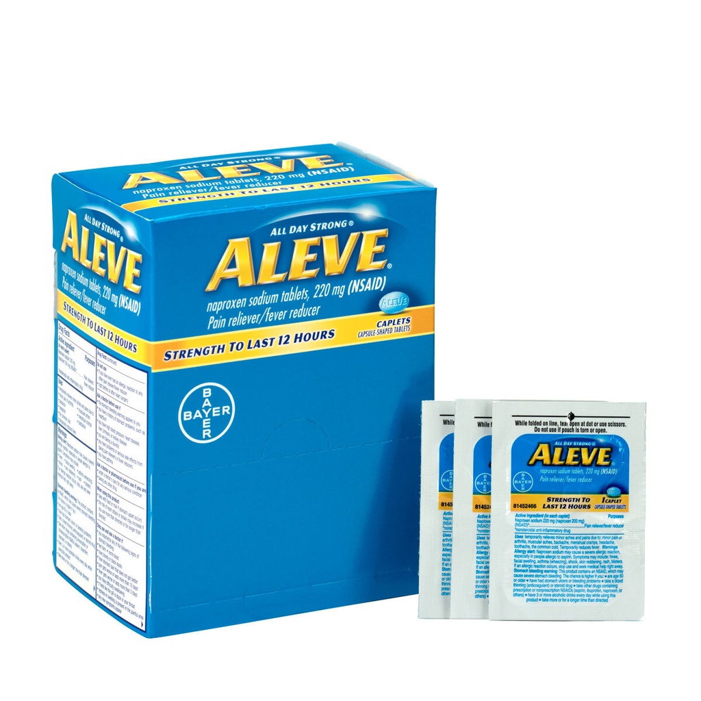 [Temp-SHP-000000261] Aleve Single Pouch (25 Pouches)