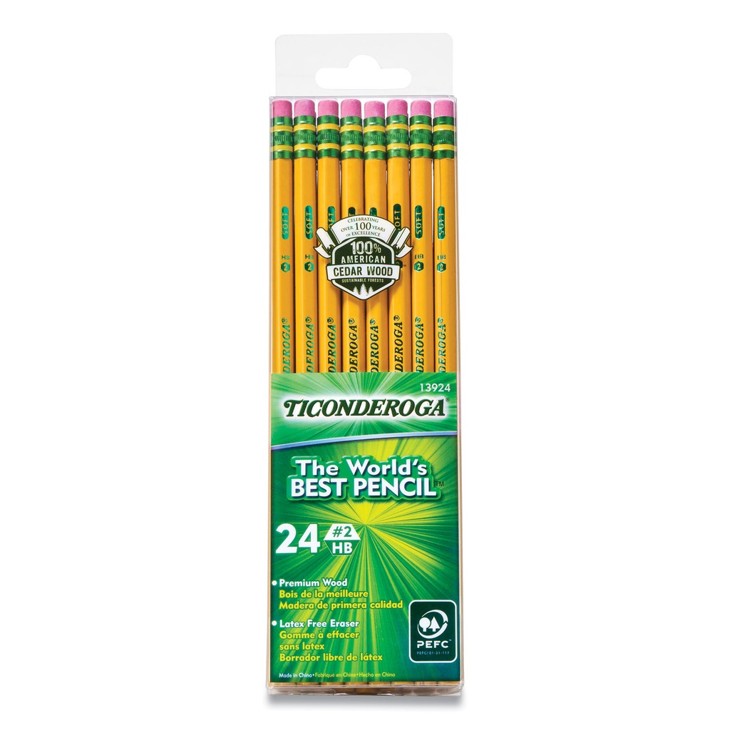 [Temp-SHP-000005468] Ticinderoga Pencil 18ct