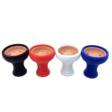 [Temp-SHP-000000567] Badshah Hookah Bowl Ceramic Silicon (Red)