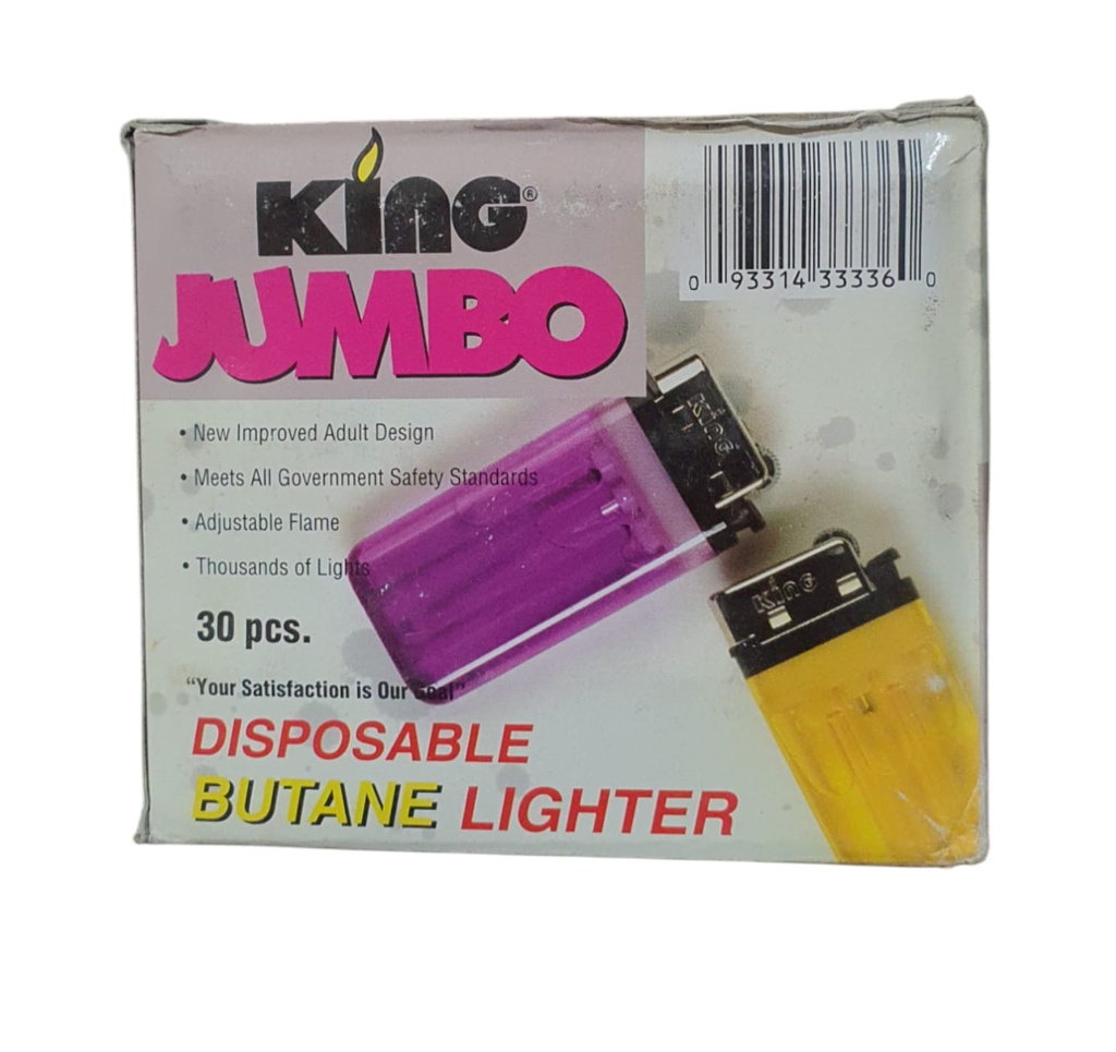 [Temp-SHP-000002813] King lighters (Jumbo 30ct)