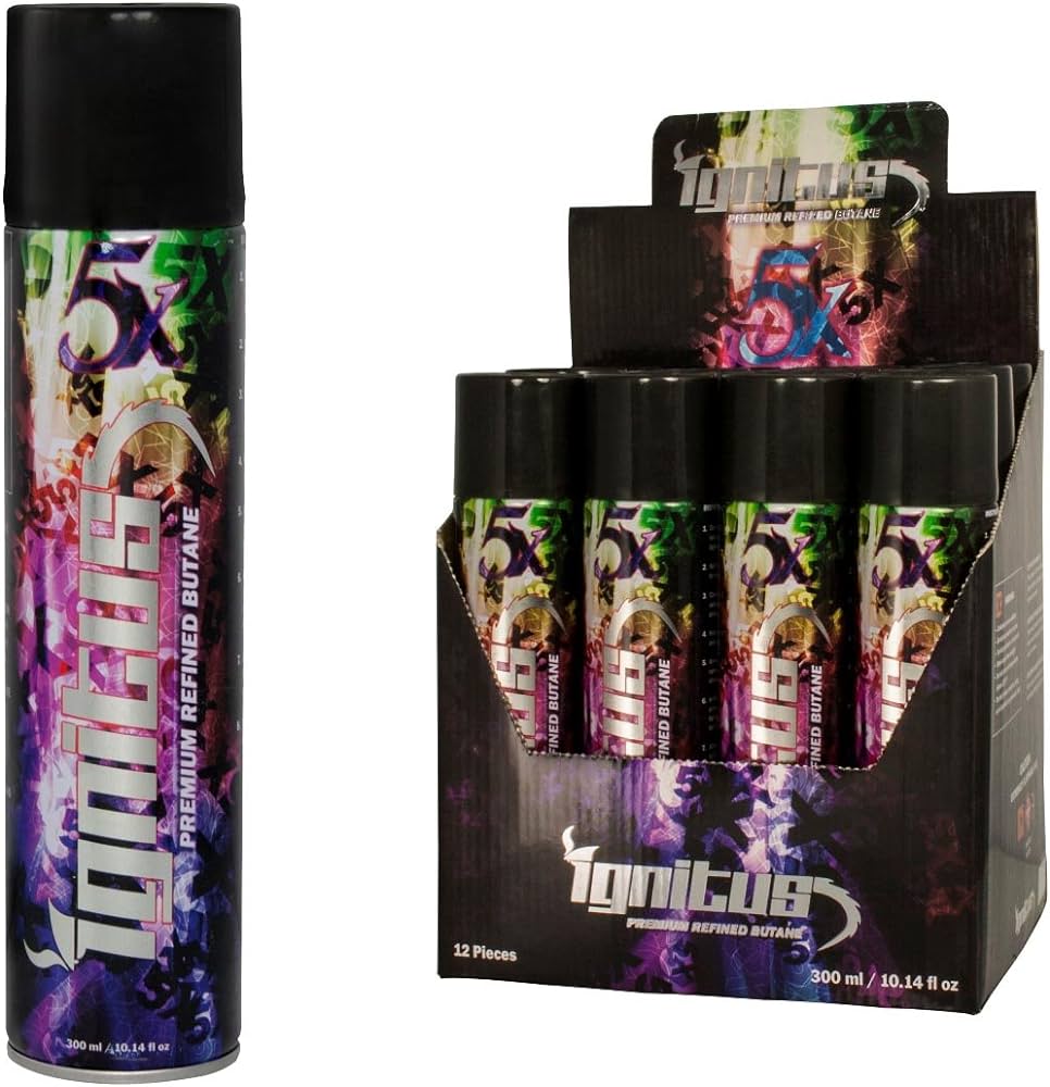 [Temp-SHP-000002583] Ignitus Butane 300ml -12pk (5X)