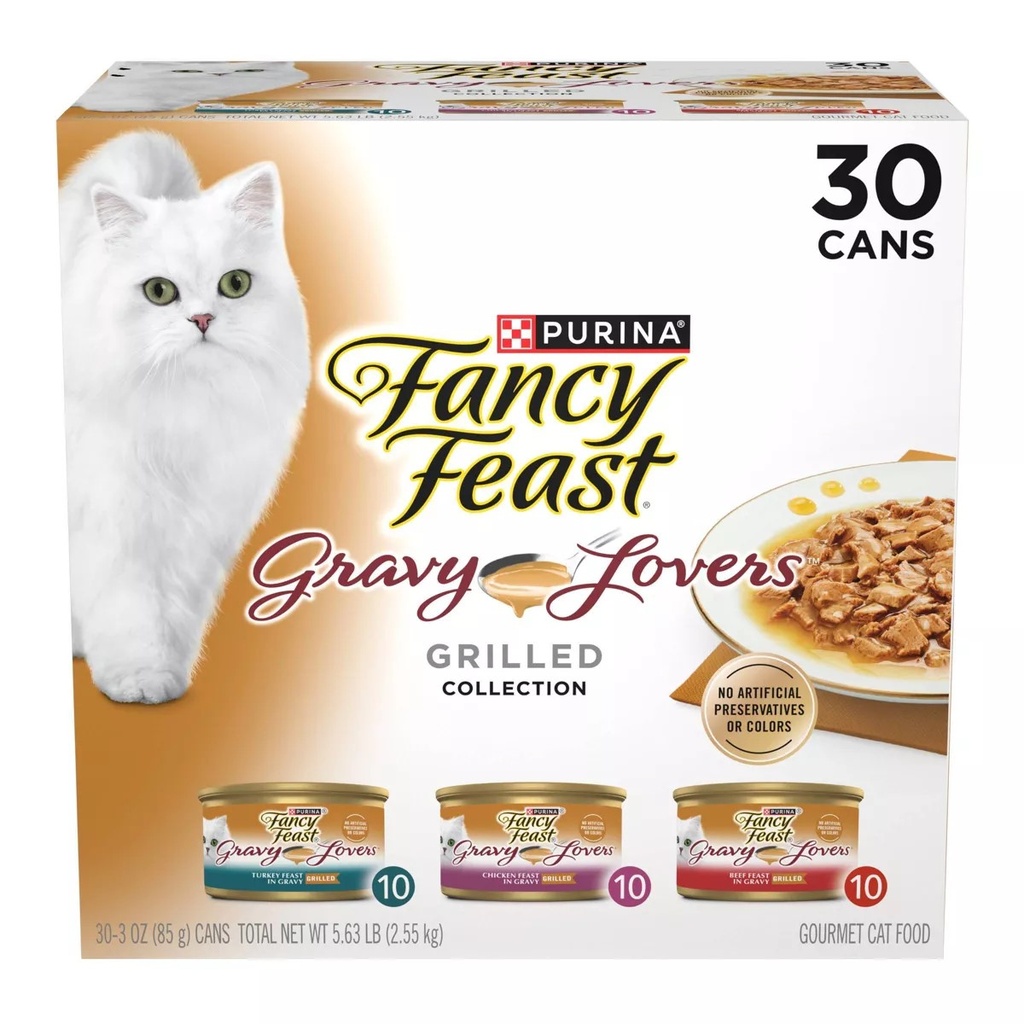 [Temp-SHP-000001722] Fancy Feast -30 Cans (Gravy Lovers)