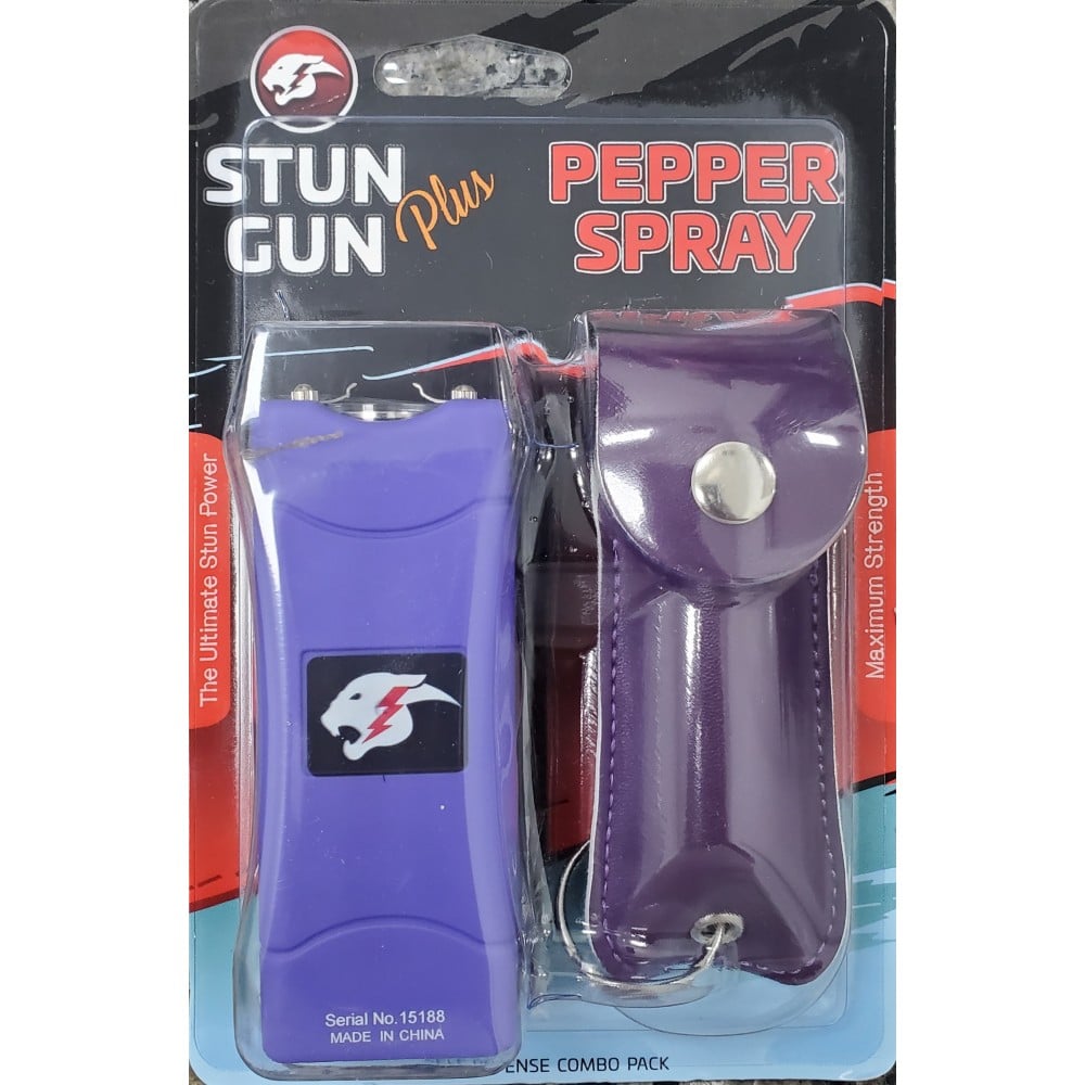 [Temp-SHP-000005208] Stun Gun Plus Pepper Spray (black)
