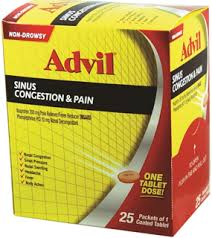 [Temp-SHP-000000124] Advil Sinus Congestion & Pain 25x1 pk