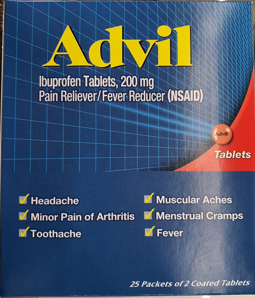 [Temp-SHP-000000120] Advil (NSAID) 25x2 pk