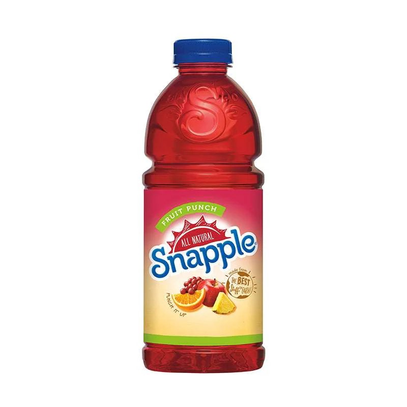 [Temp-SHP-000004999] Snapple 32oz  12pk (Fruit Punch)